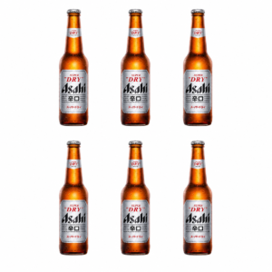 Bundle 6 bottle asahi beer 330ml